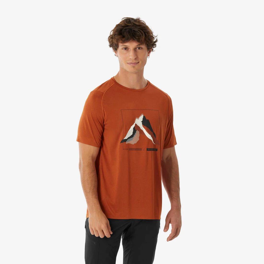 Men's MH500 short-sleeved hiking t-shirt — تصویر 4