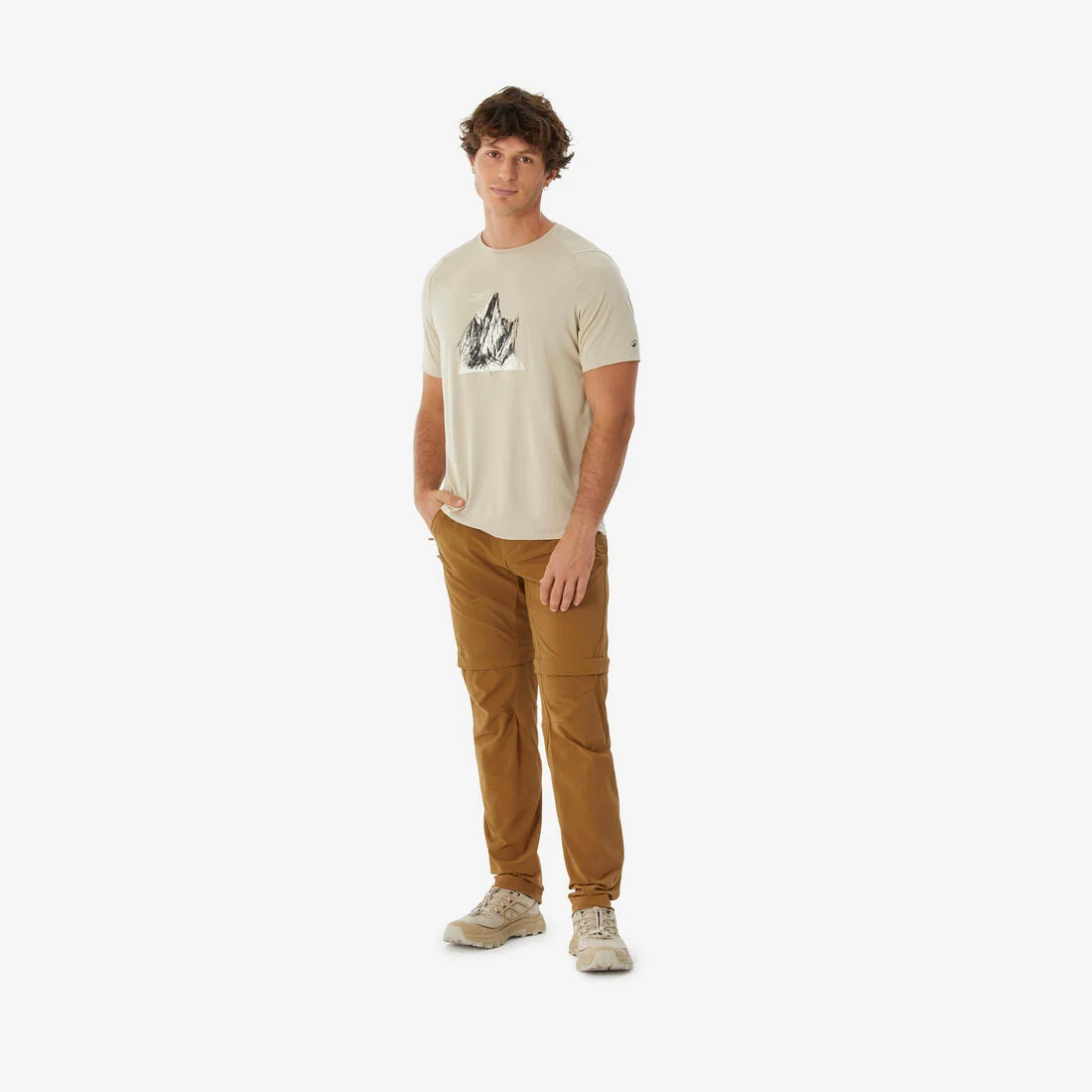 Men's MH500 short-sleeved hiking t-shirt — تصویر 7