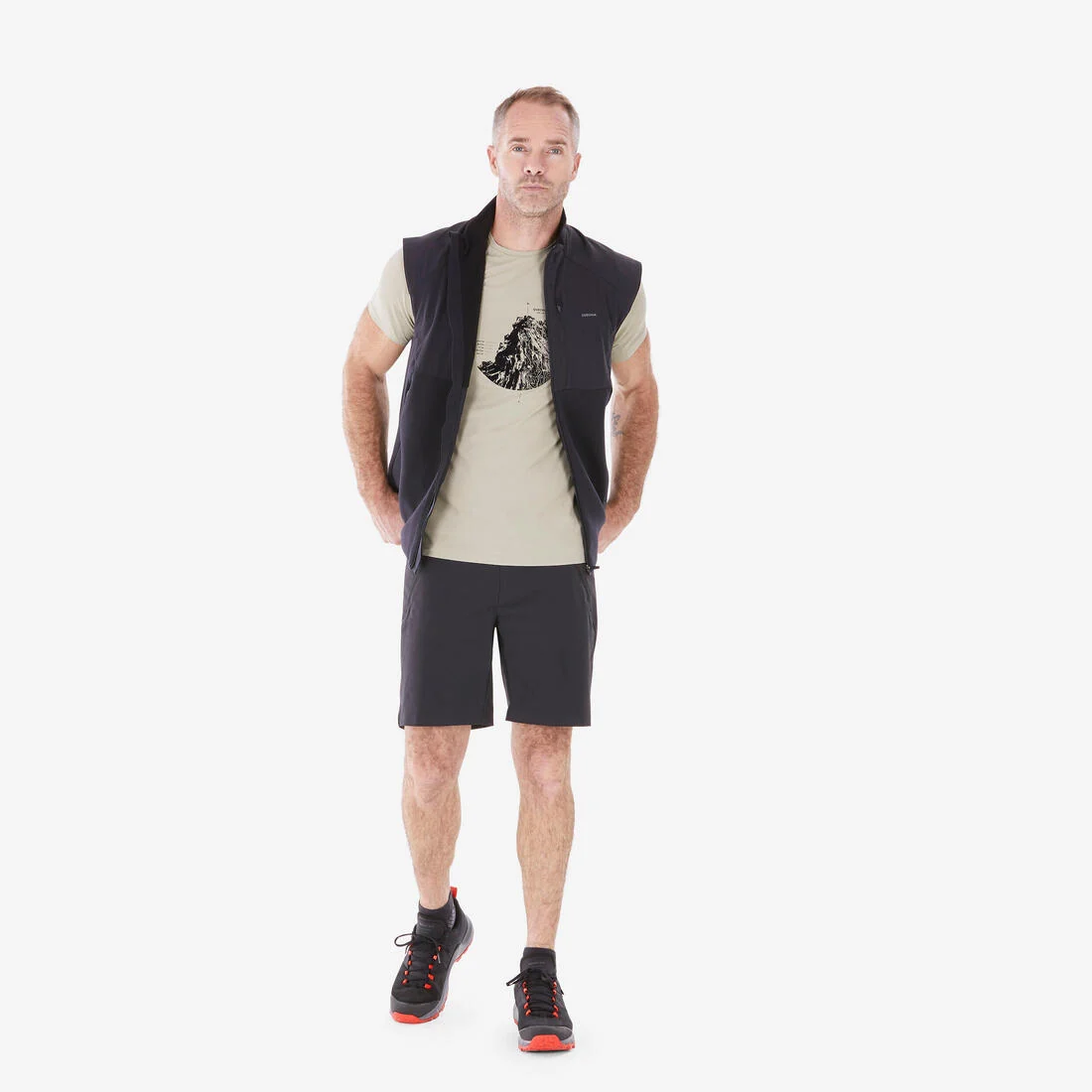 Men's MH500 short-sleeved hiking t-shirt — تصویر 8