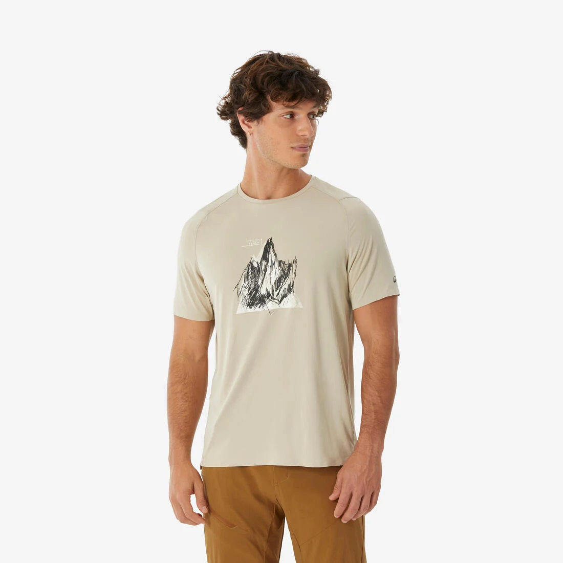 Men's MH500 short-sleeved hiking t-shirt — تصویر 1