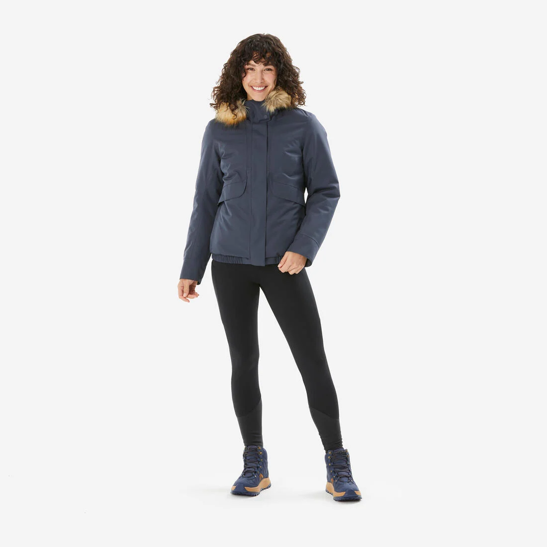 Women’s waterproof hiking jacket -8°C NH500 — تصویر 3