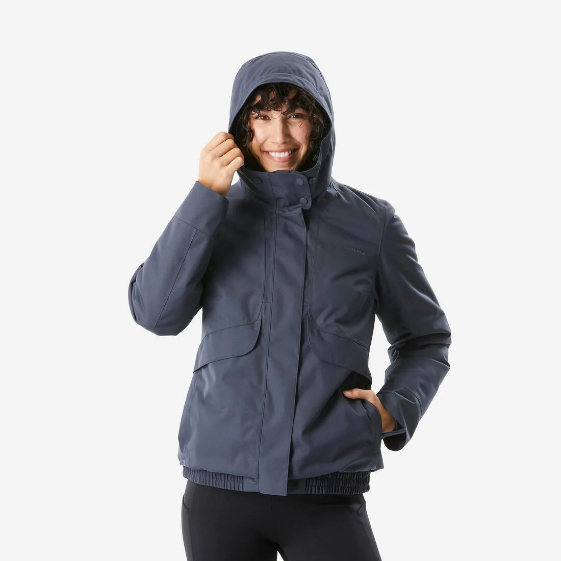 Women’s waterproof hiking jacket -8°C NH500 — تصویر 7
