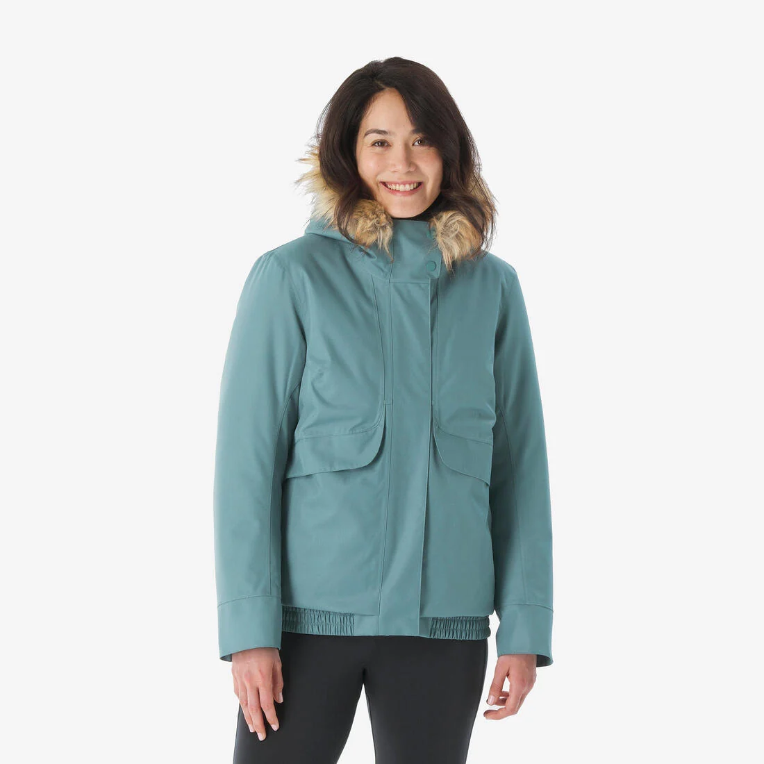 Women’s waterproof hiking jacket -8°C NH500 — تصویر 2