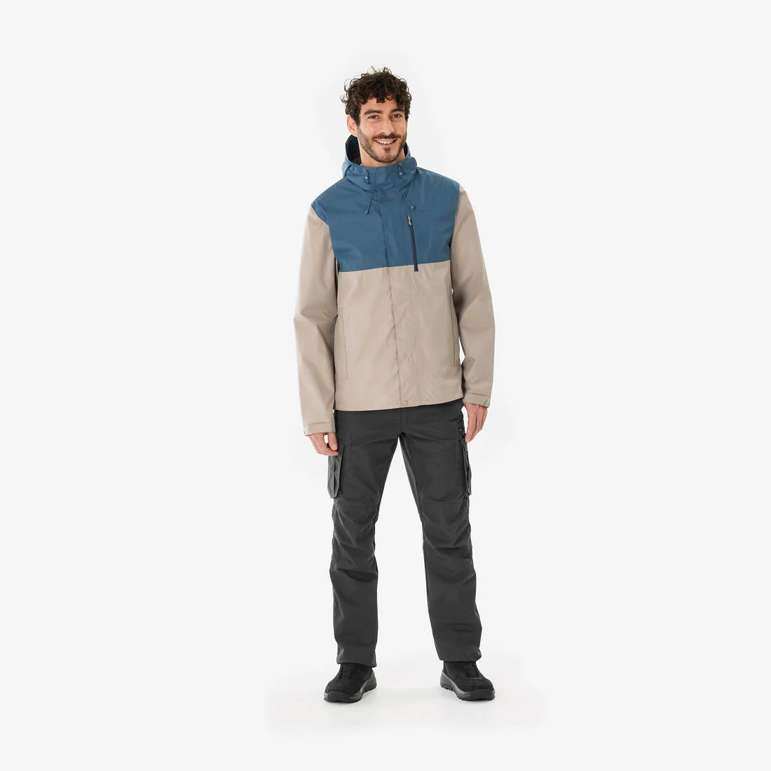 Men’s waterproof hiking jacket, NH500 — تصویر 8