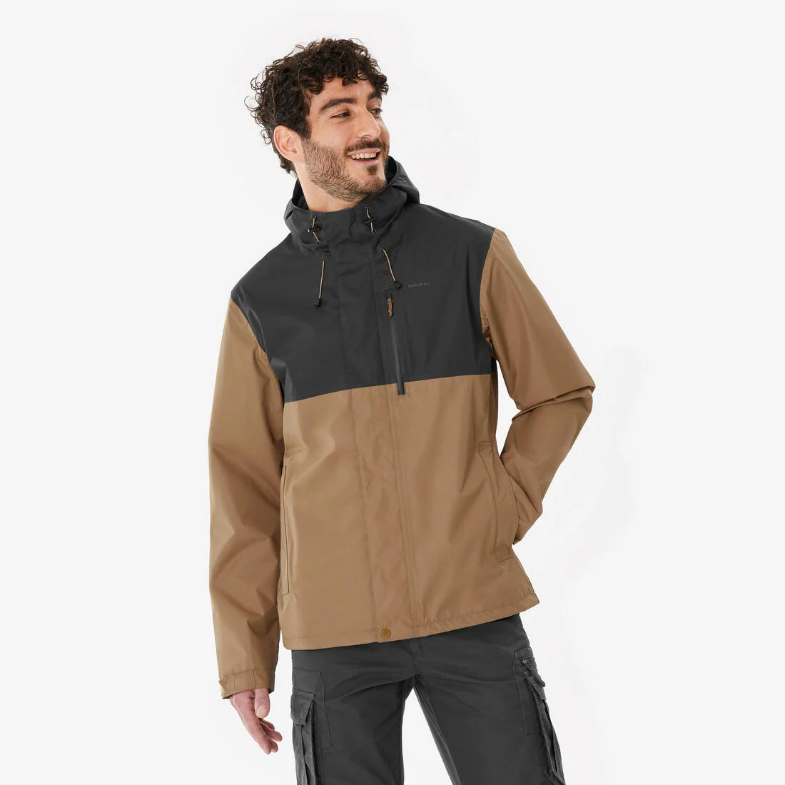 Men’s waterproof hiking jacket, NH500 — تصویر 2