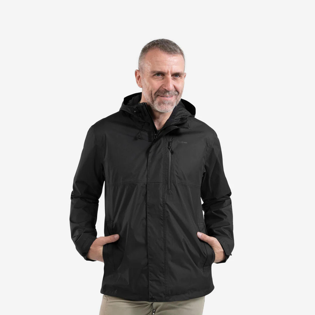 Men’s waterproof hiking jacket, NH500 — تصویر 3