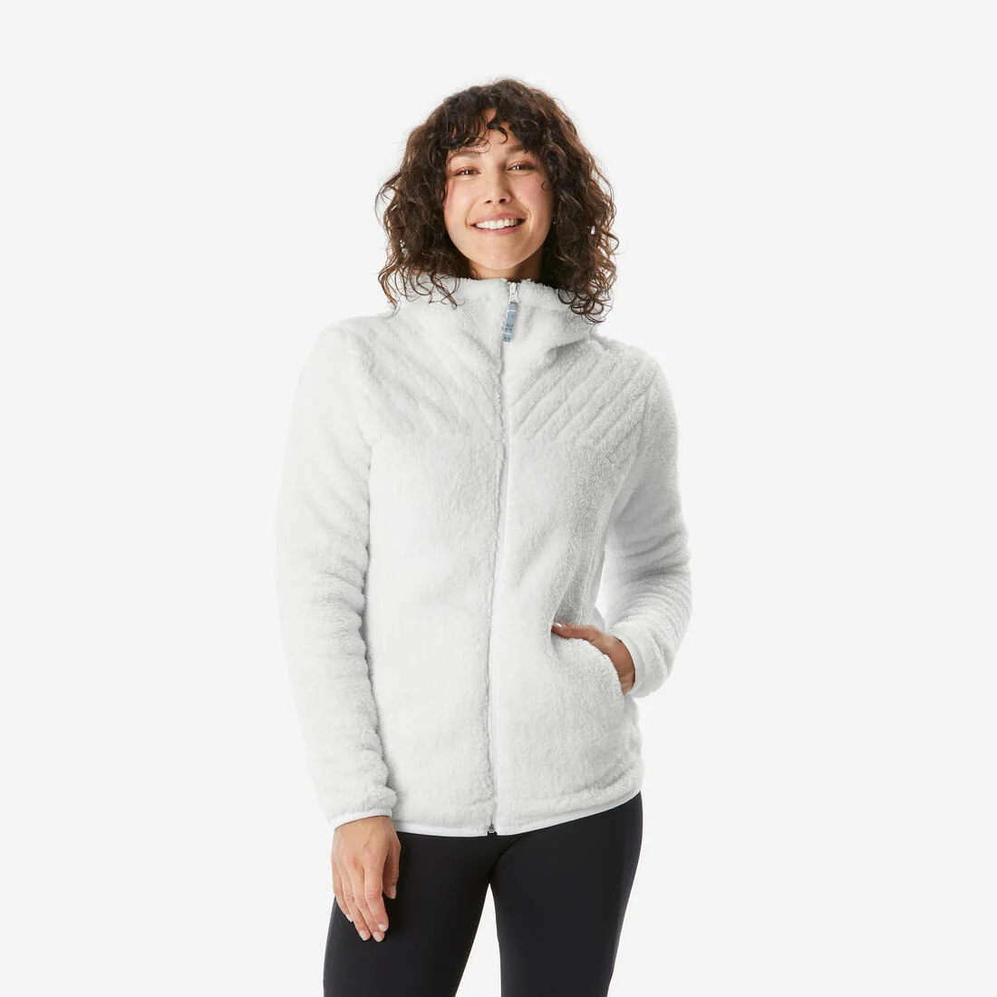 Women’s Warm Hiking Fleece Jacket NH500 — تصویر 1