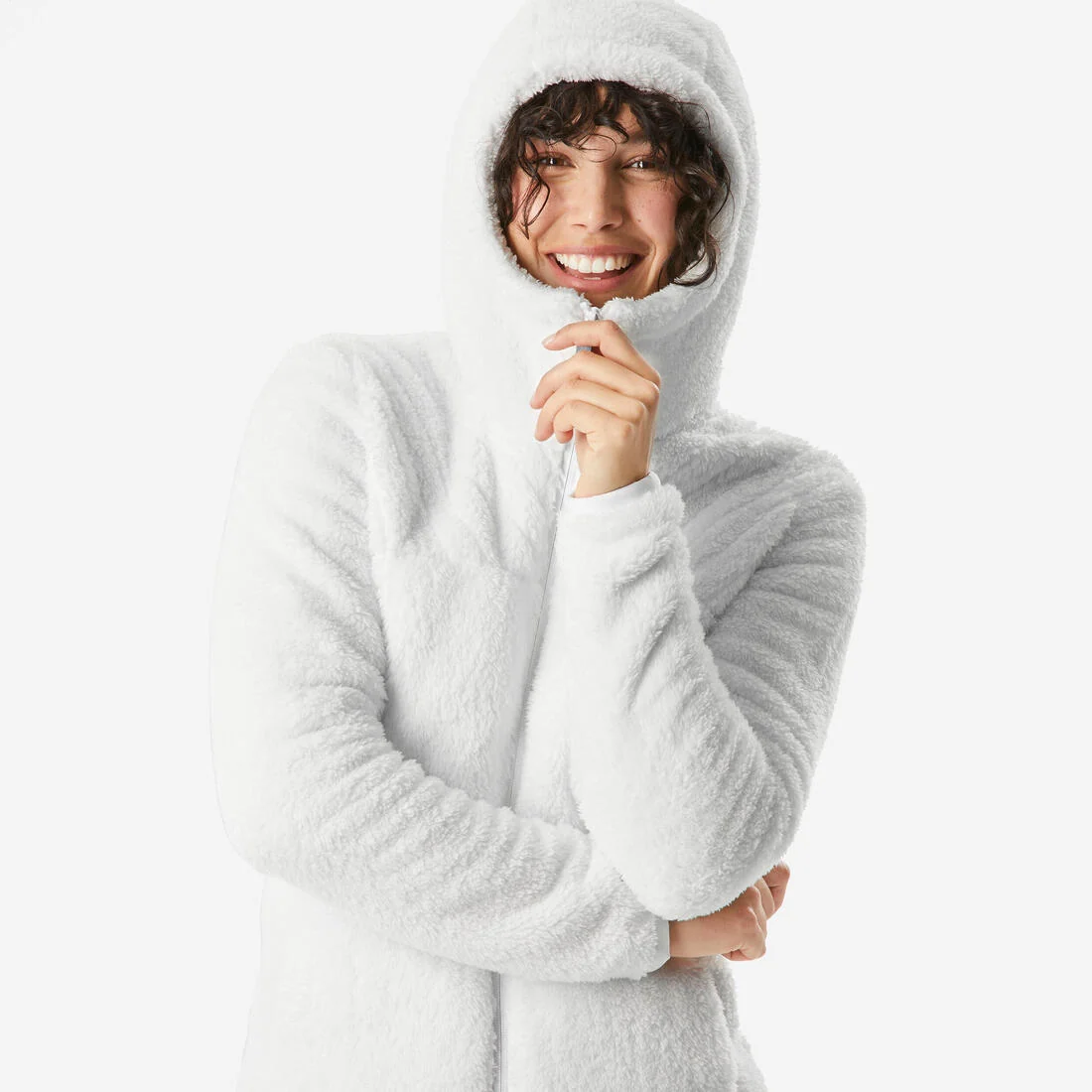 Women’s Warm Hiking Fleece Jacket NH500 — تصویر 5