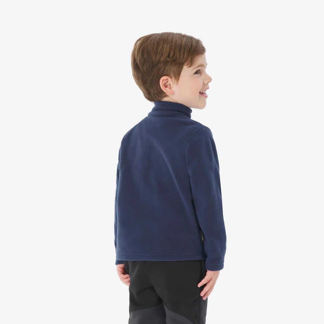 Kids’ hiking fleece jacket - 2-6 years - MH100 - Half Zip — تصویر 5