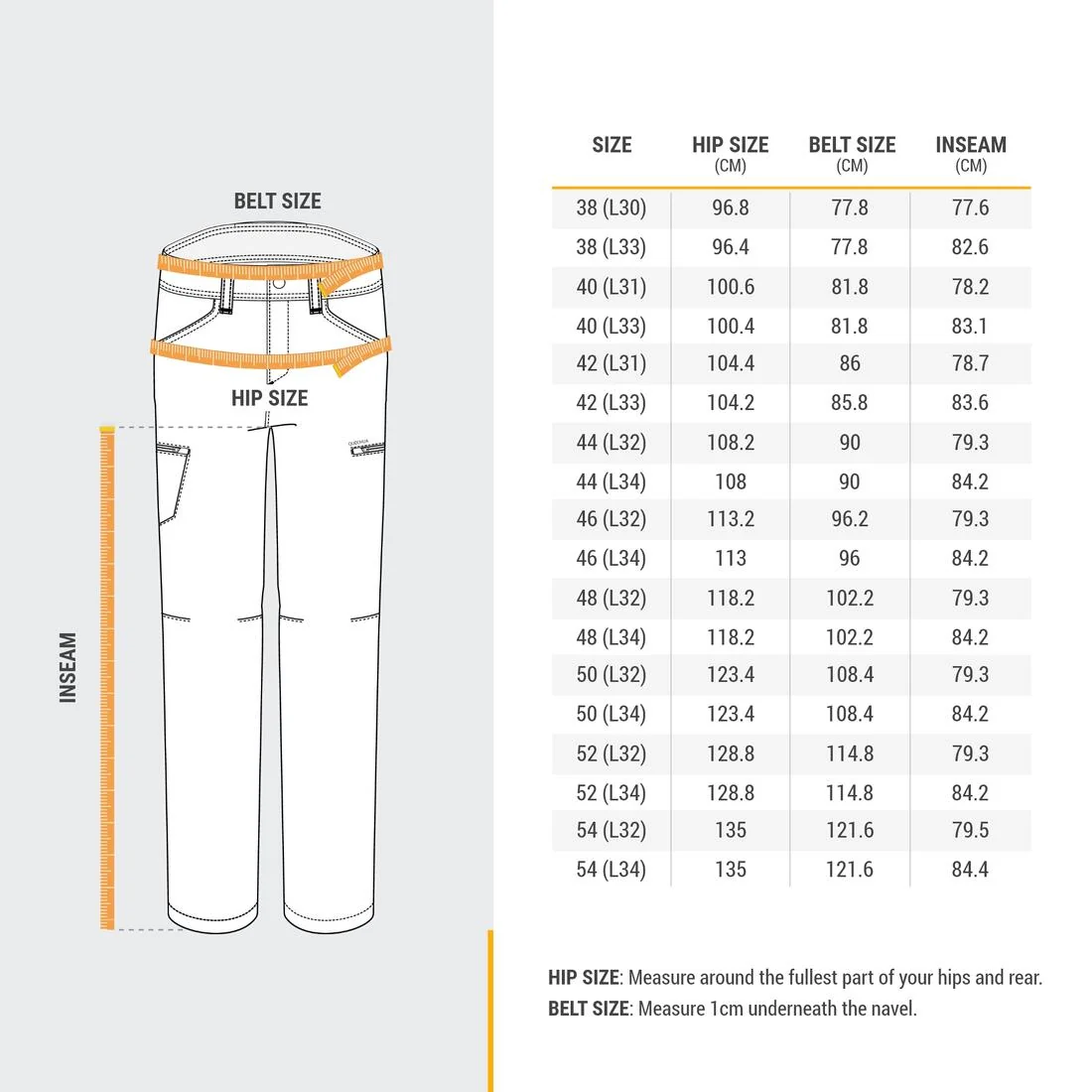 Men’s hiking trousers, NH500 Regular — تصویر 8