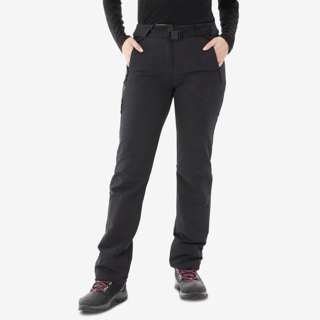 Women’s warm and water-repellent hiking trousers, SH500 — تصویر 1