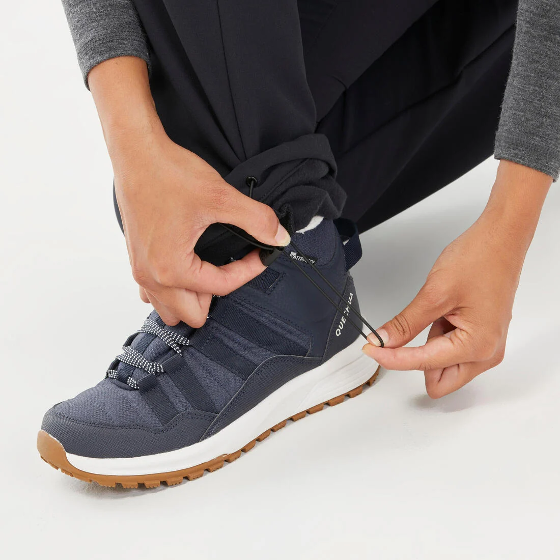 Women’s warm and water-repellent hiking trousers, SH500 — تصویر 8