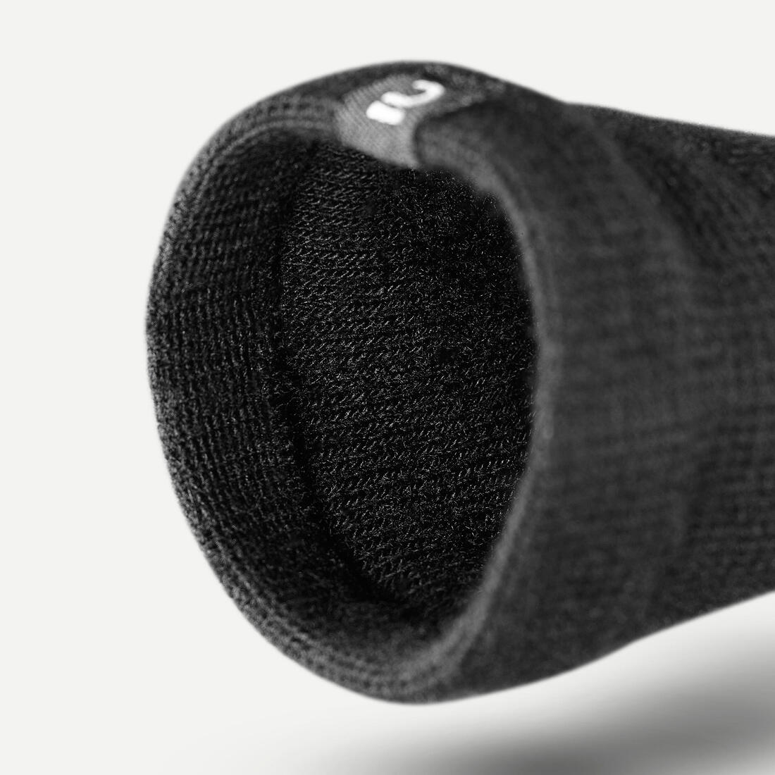 Adults’ trekking seamless liner gloves, MT500 - Black — تصویر 3