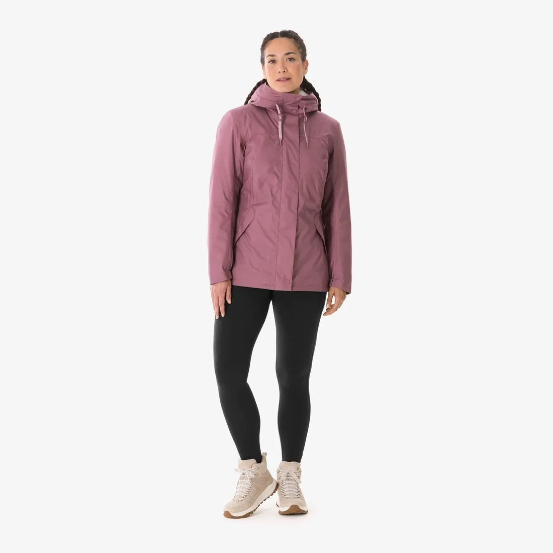 Women’s waterproof hiking jacket -10°C NH500 — تصویر 5