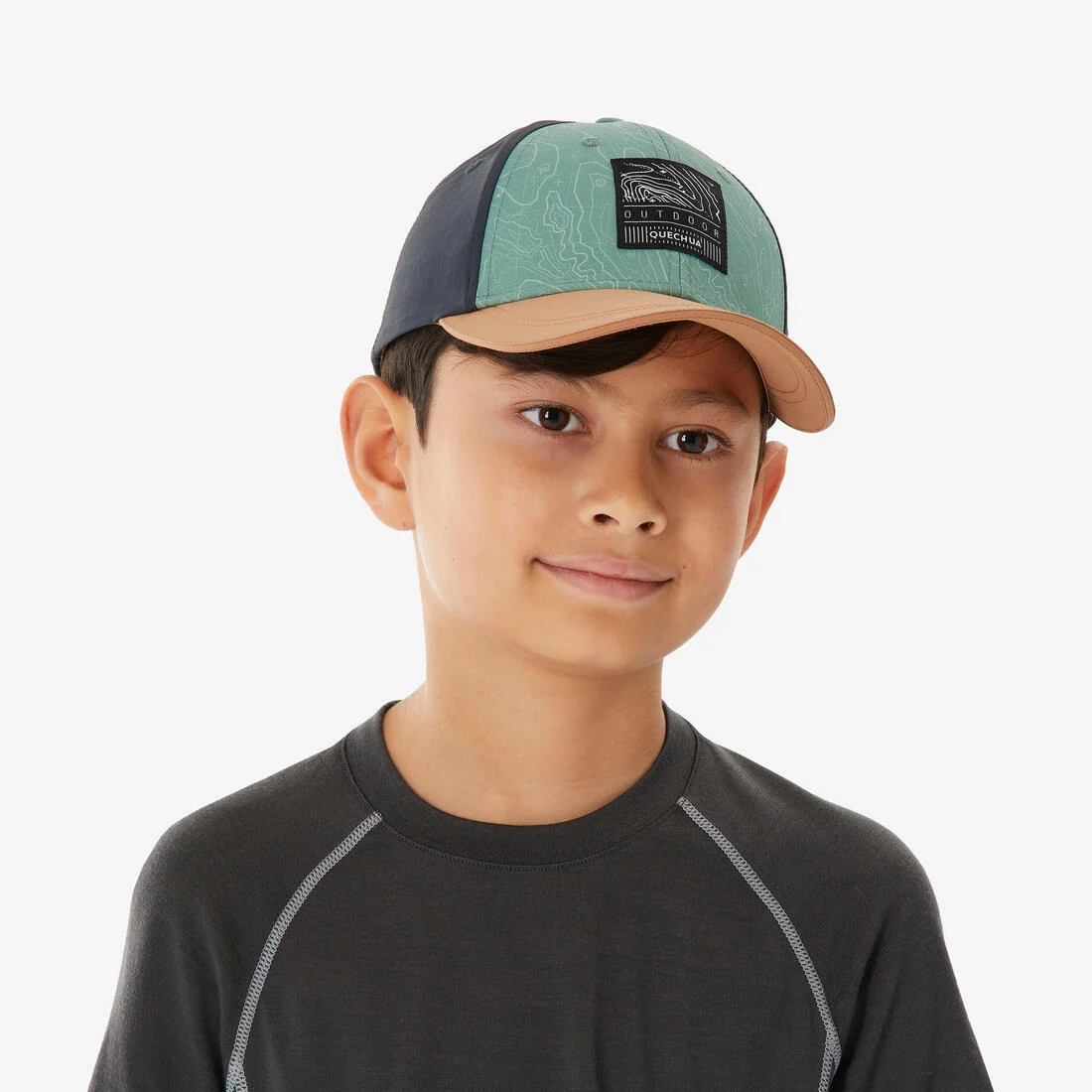 Kids’ hiking cap MH100, 7-15 years — تصویر 8