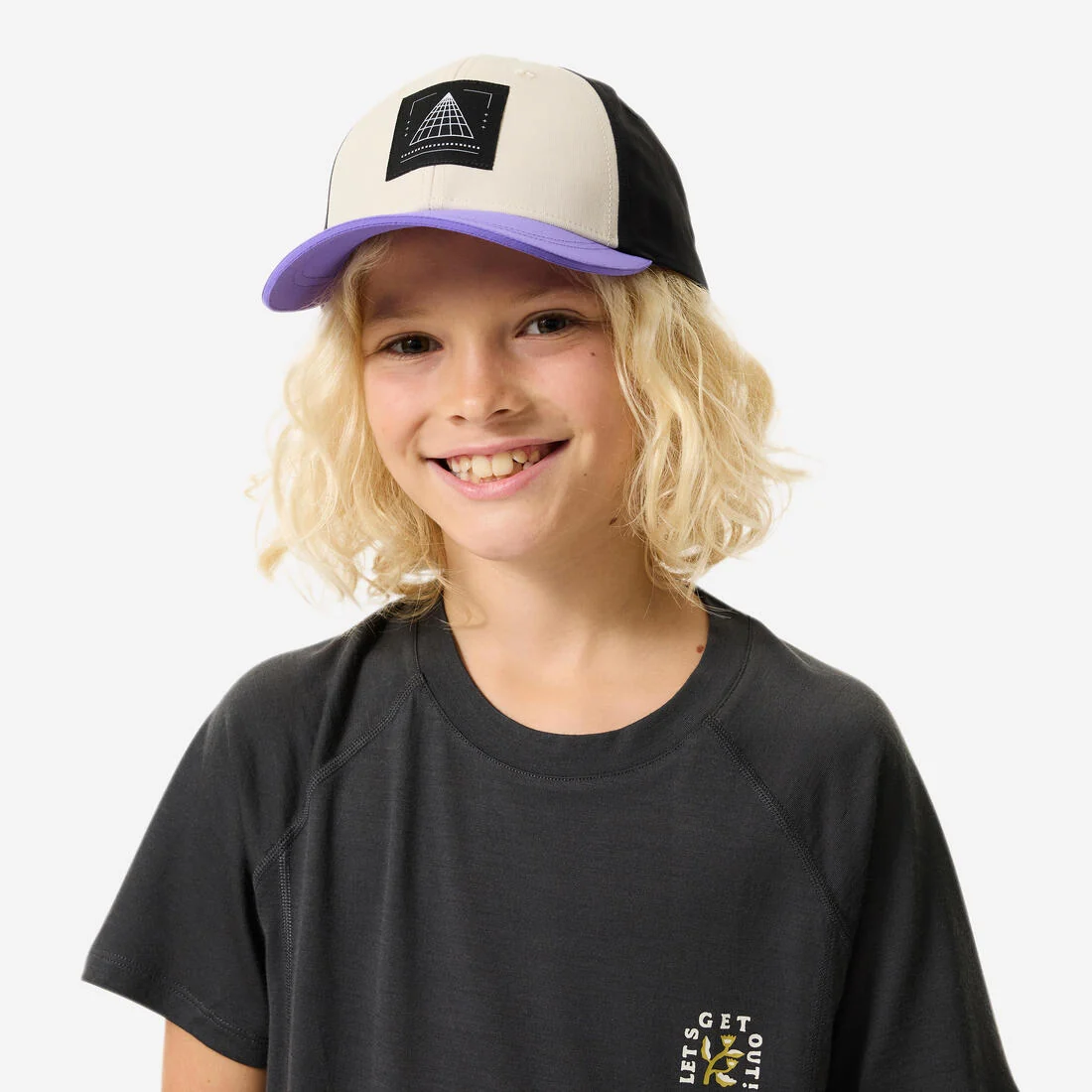 Kids’ hiking cap MH100, 7-15 years — تصویر 7