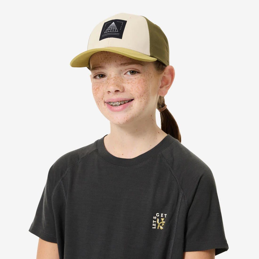Kids’ hiking cap MH100, 7-15 years — تصویر 5