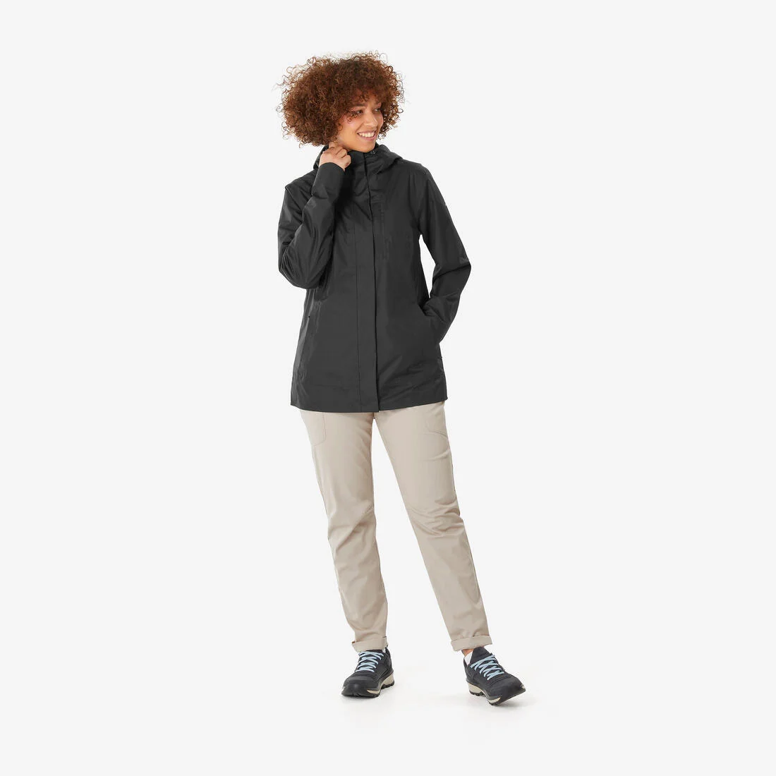 Women's Hiking Waterproof Jacket NH500 — تصویر 4