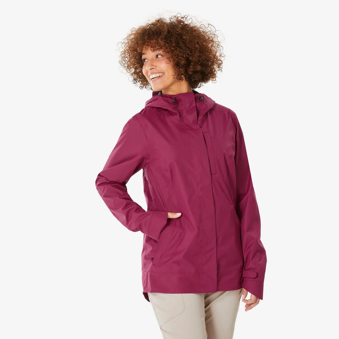 Women's Hiking Waterproof Jacket NH500 — تصویر 2