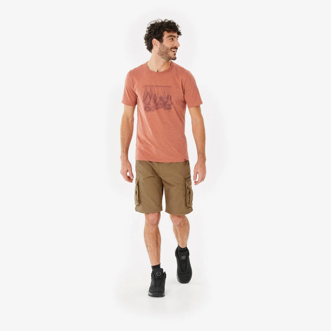 Men’s modular hiking cargo trousers, TRAVEL 500 Modul — تصویر 8