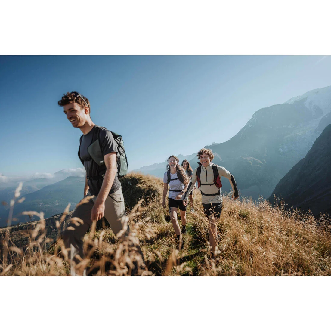 Men's Anti-UV Long-sleeved Hiking T-Shirt - MH500 — تصویر 8
