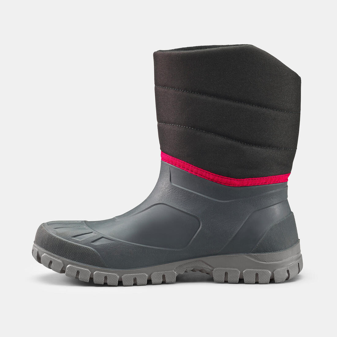 Men’s warm and waterproof snow hiking boots, NH100 - Grey — تصویر 3