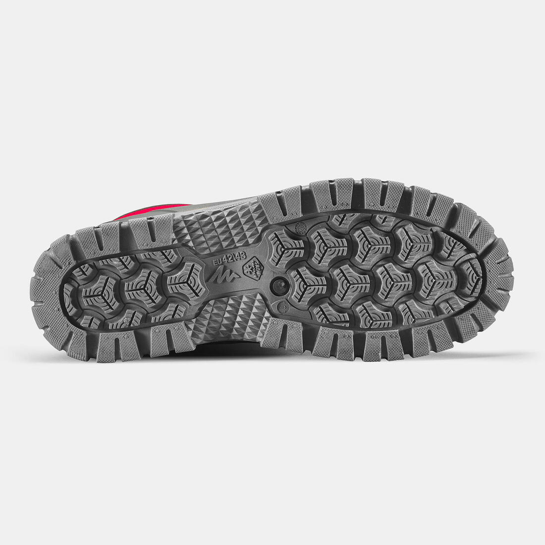Men’s warm and waterproof snow hiking boots, NH100 - Grey — تصویر 4