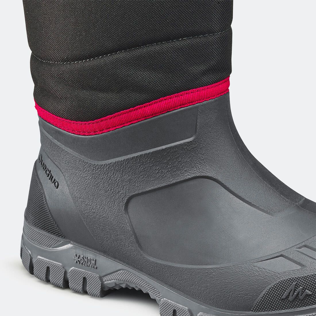 Men’s warm and waterproof snow hiking boots, NH100 - Grey — تصویر 5