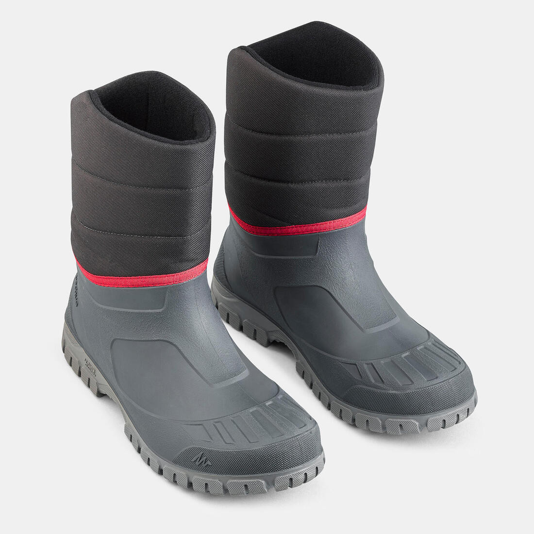Men’s warm and waterproof snow hiking boots, NH100 - Grey — تصویر 2