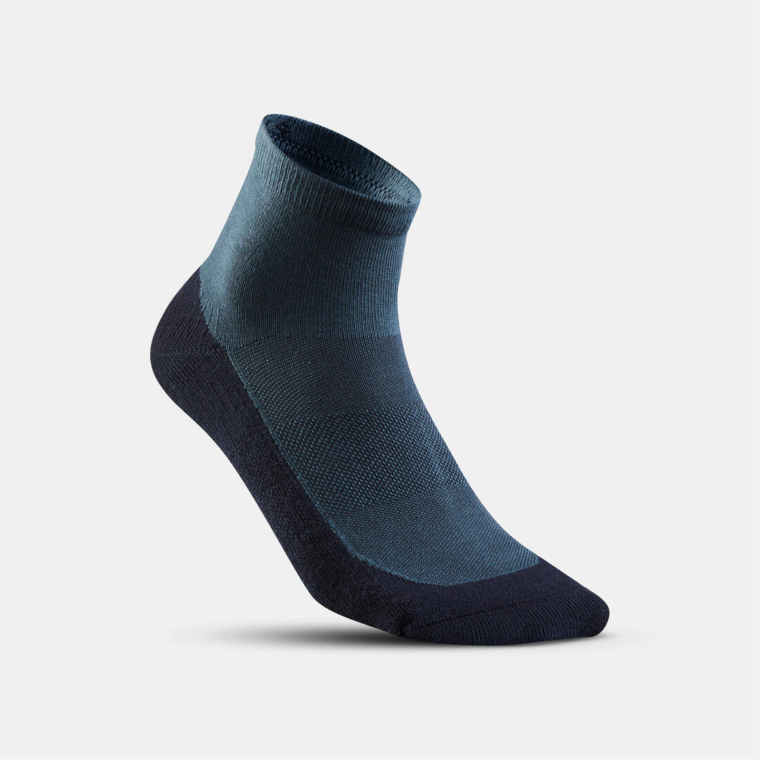 Adults’ mid-length hiking socks (2 pairs), Hike 50 - Blue — تصویر 3