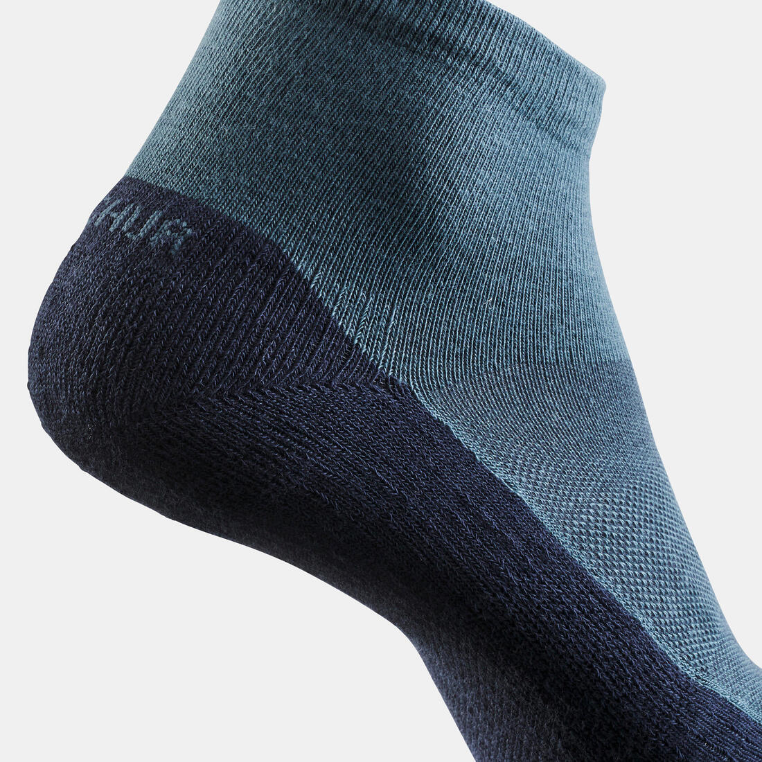 Adults’ mid-length hiking socks (2 pairs), Hike 50 - Blue — تصویر 5