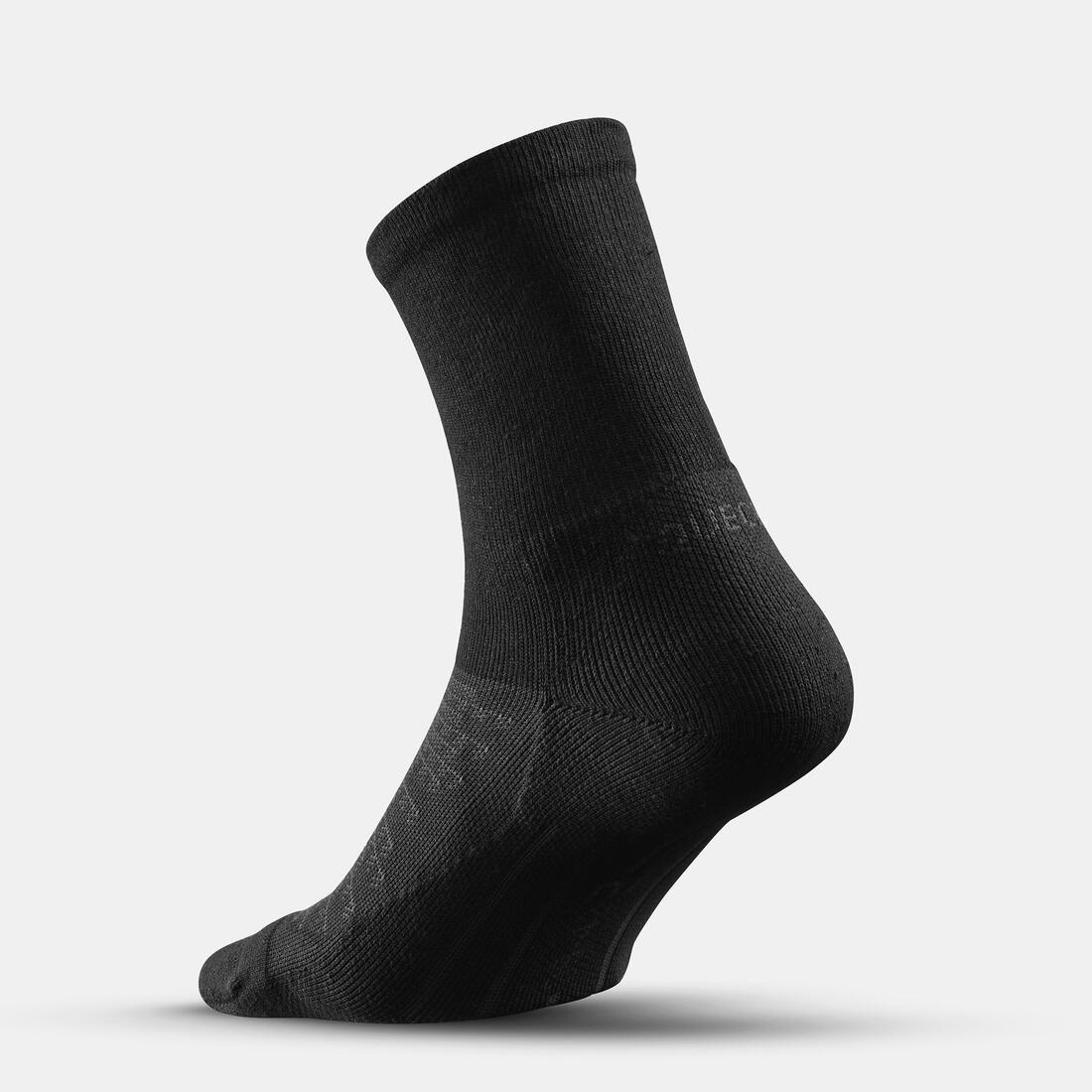 Adults’ high-rise hiking socks (2 pairs), Hike 100 — تصویر 7