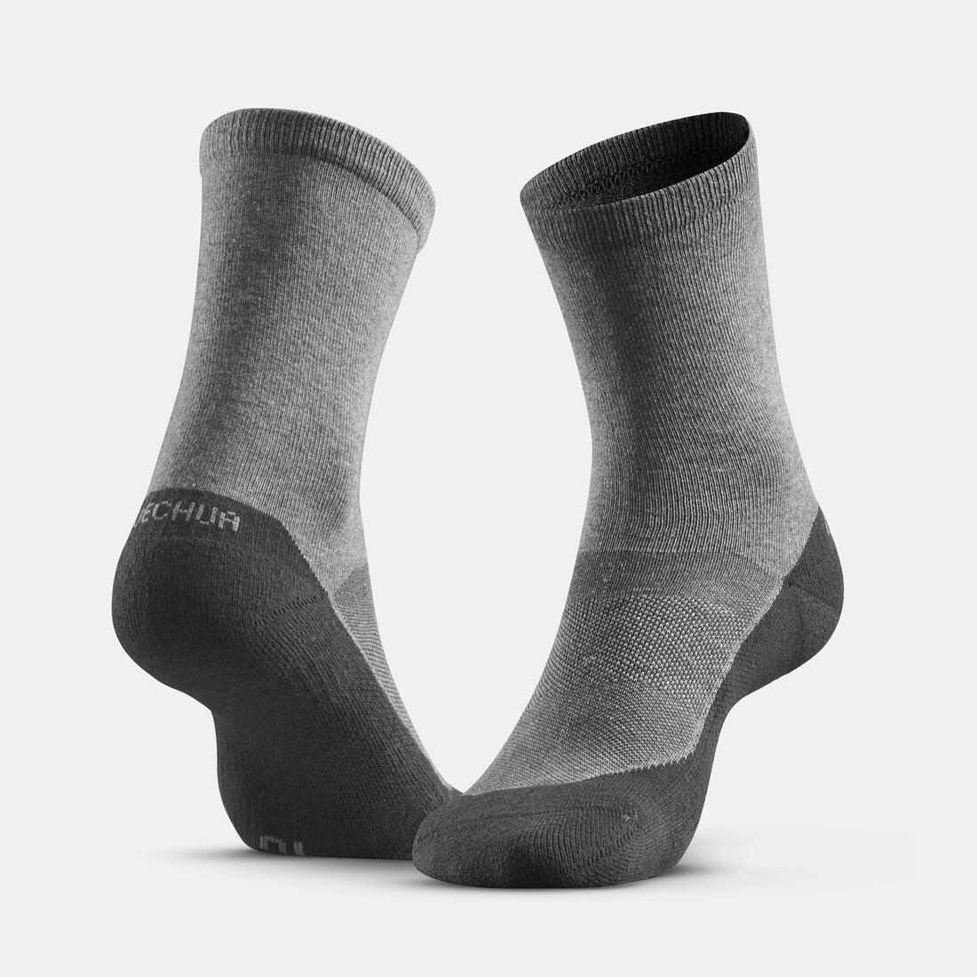 Adult high hiking socks (2 pairs) Hike 50 - Grey — تصویر 2
