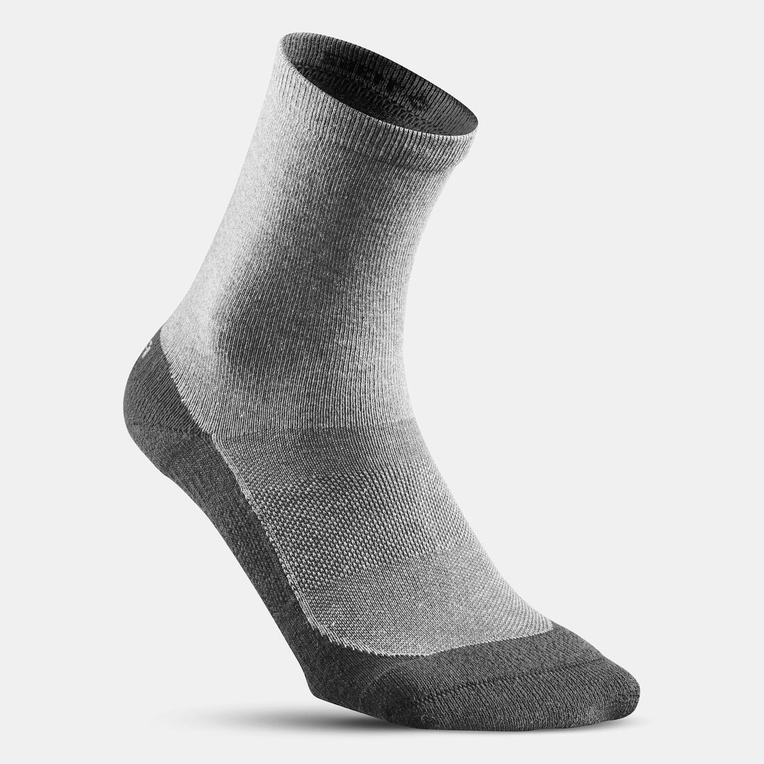 Adult high hiking socks (2 pairs) Hike 50 - Grey — تصویر 3