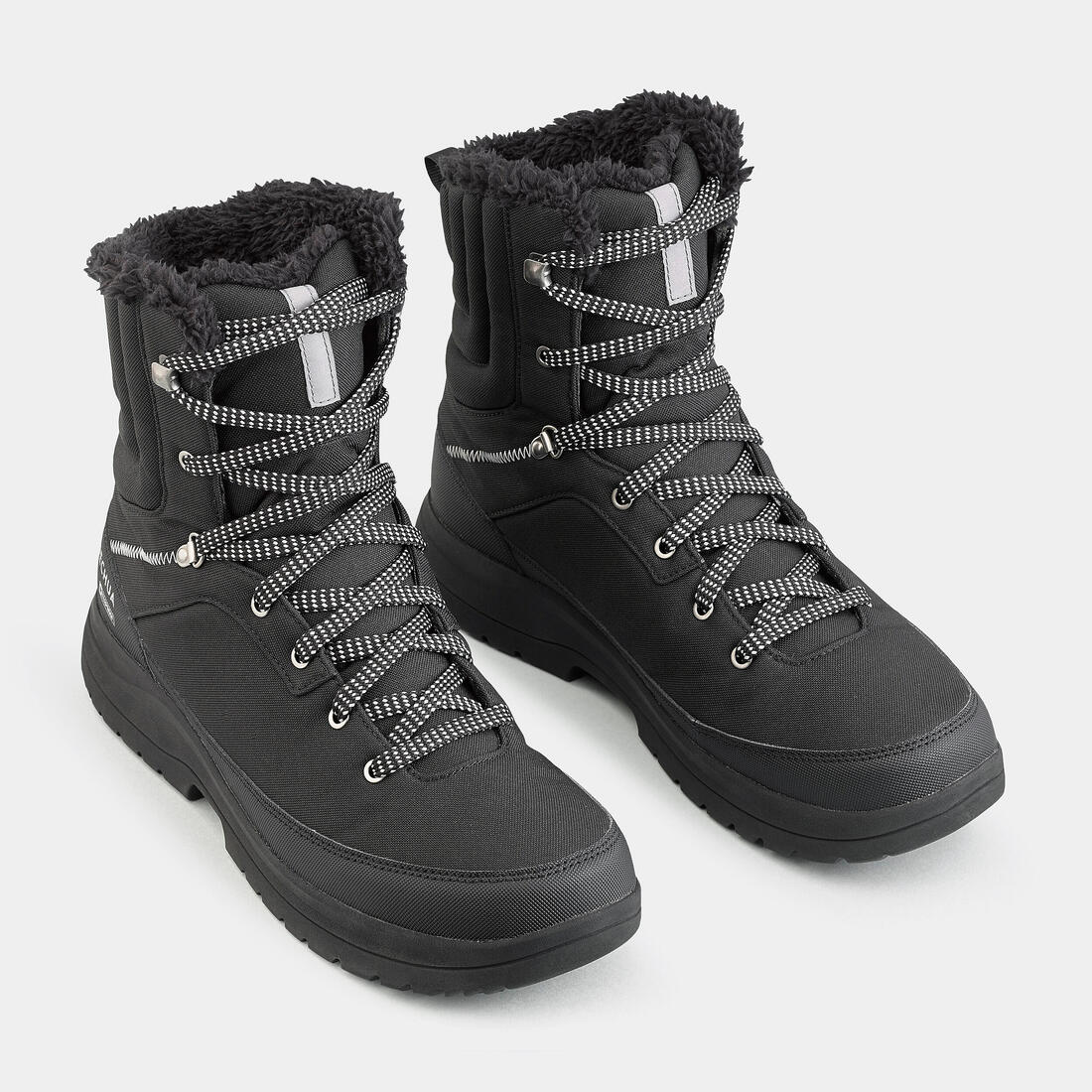 Men's Waterproof Snow Boots NH100 Black — تصویر 5