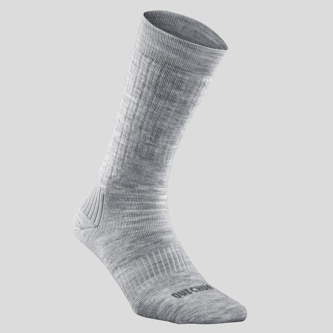 Warm hiking socks (2 pairs) for adults, Hike 100 Mid — تصویر 6