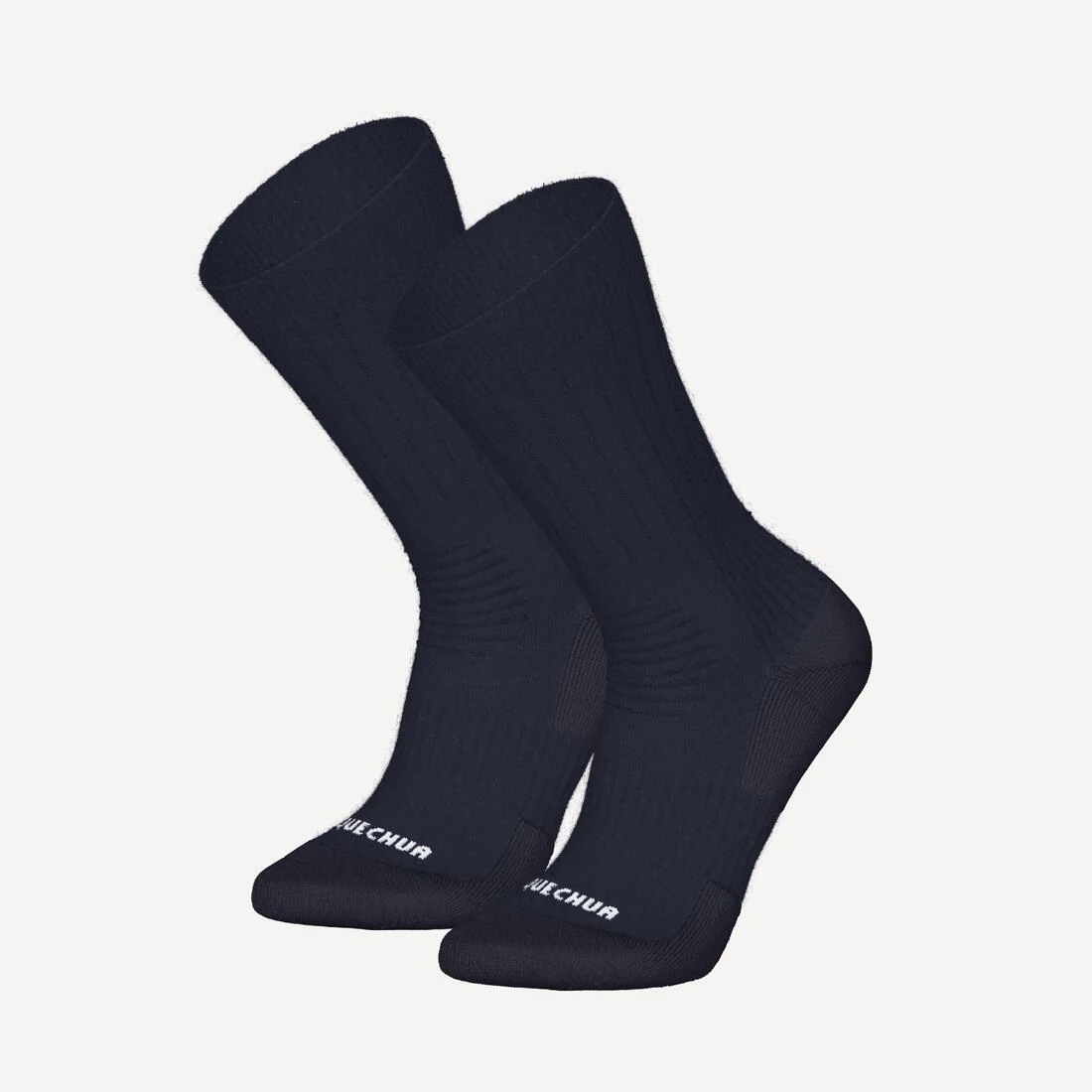 Warm hiking socks (2 pairs) for adults, Hike 100 Mid — تصویر 1