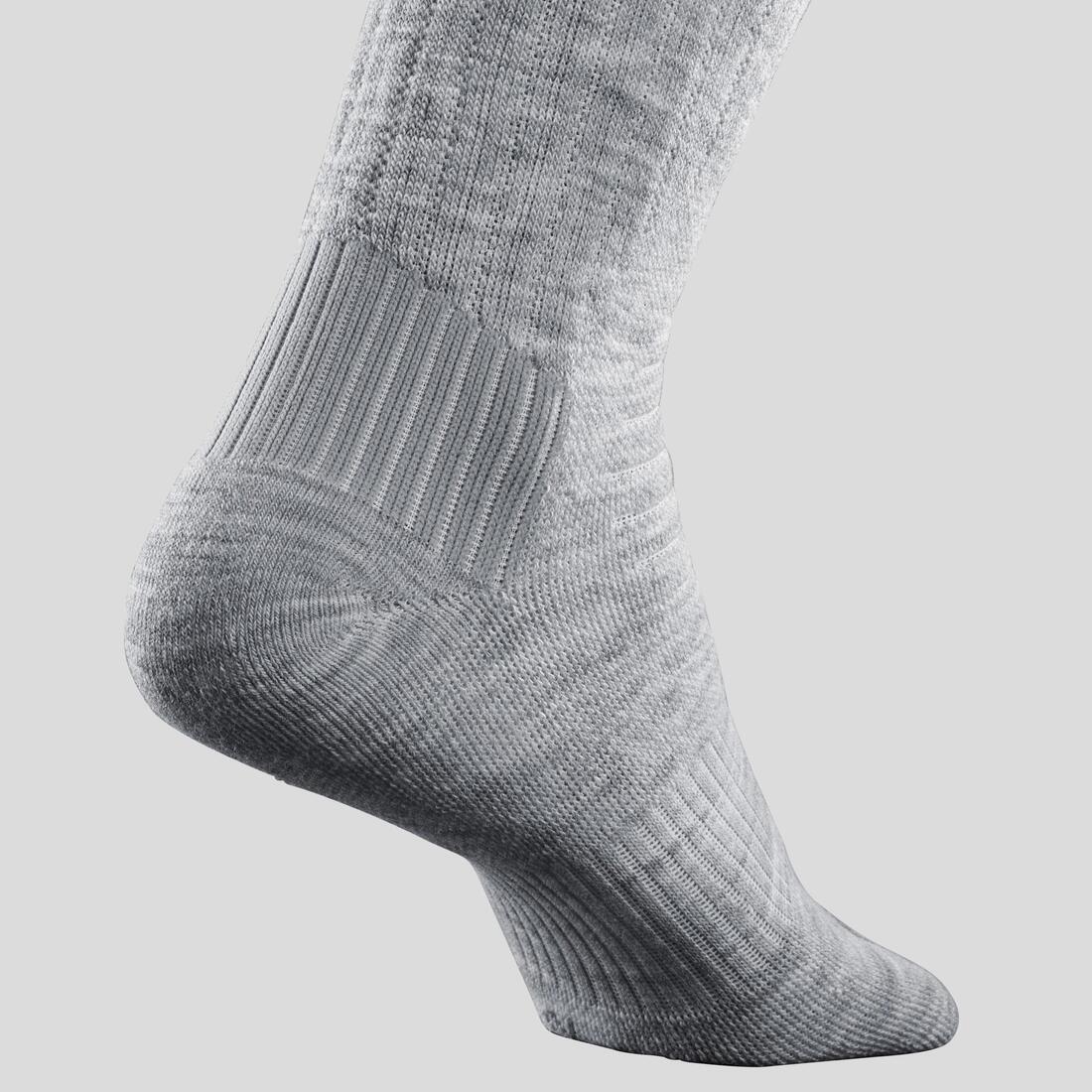 Warm hiking socks (2 pairs) for adults, Hike 100 Mid — تصویر 7