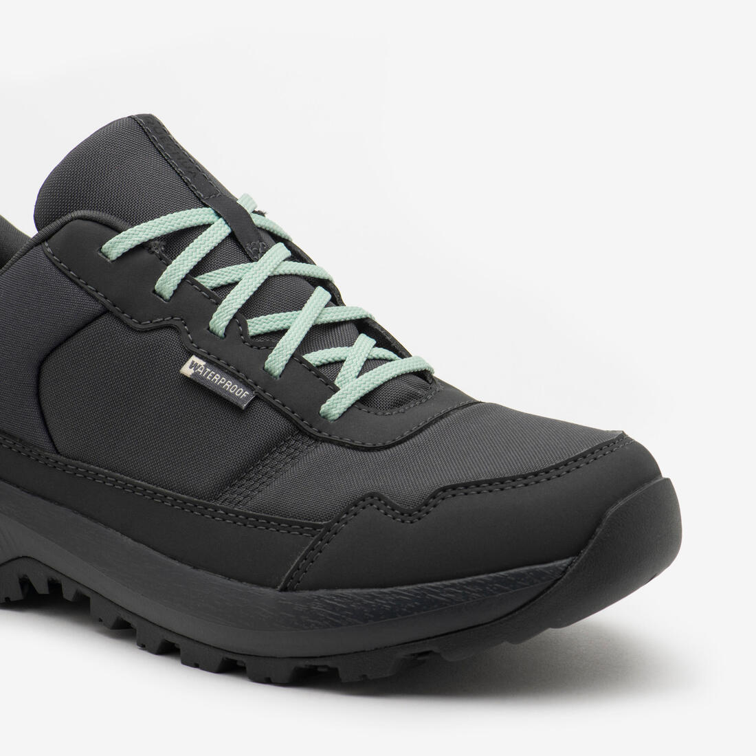 Women's Waterproof Walking Boots NH100 Grey — تصویر 3