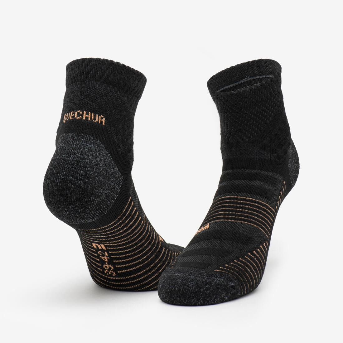 Adults’ mid-length wool hiking socks (2 pairs), Hike 900 — تصویر 7