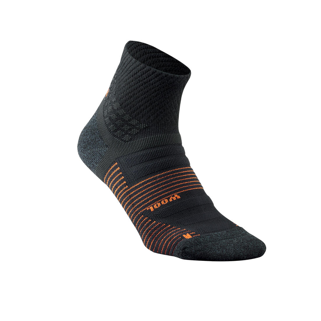 Adults’ mid-length wool hiking socks (2 pairs), Hike 900 — تصویر 3