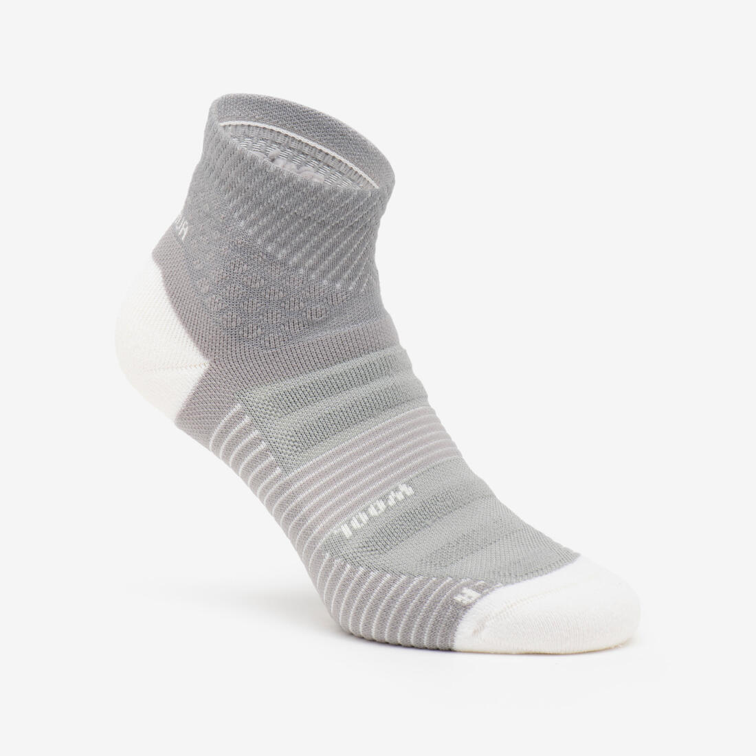 Adults’ mid-length wool hiking socks (2 pairs), Hike 900 — تصویر 4