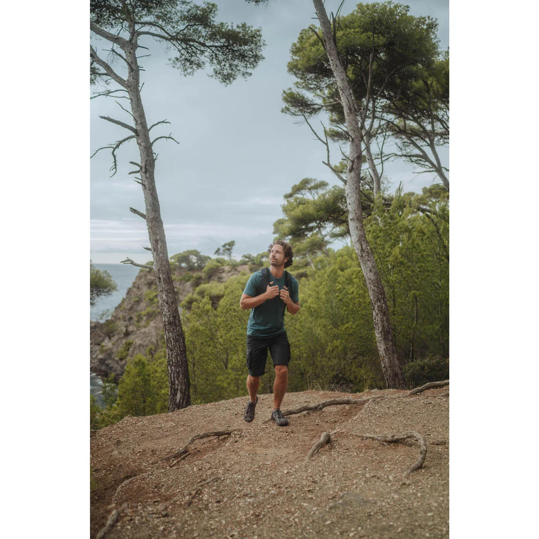 Men’s Hiking Shandals, NH100 Fresh - Grey — تصویر 6