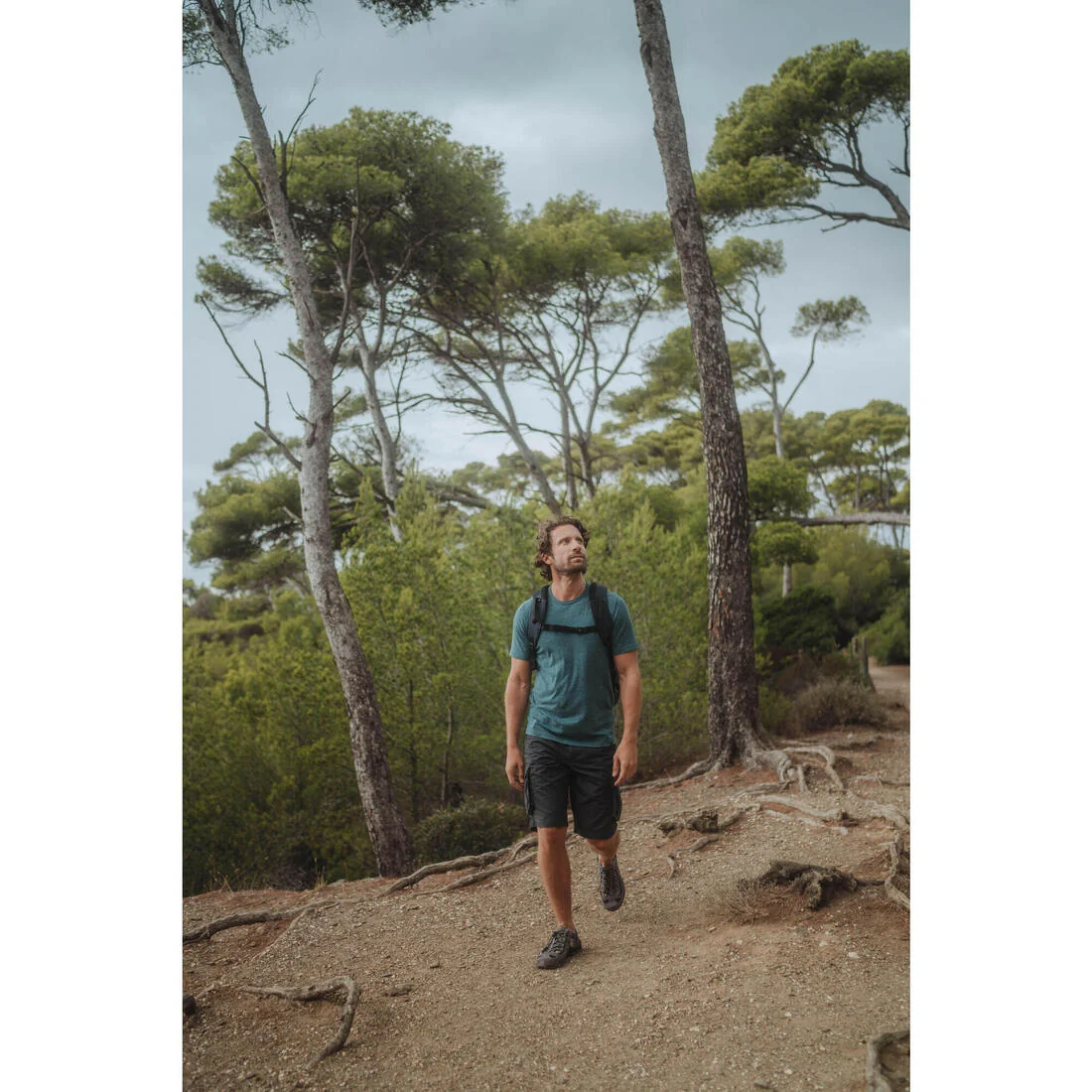 Men’s Hiking Shandals, NH100 Fresh - Grey — تصویر 8