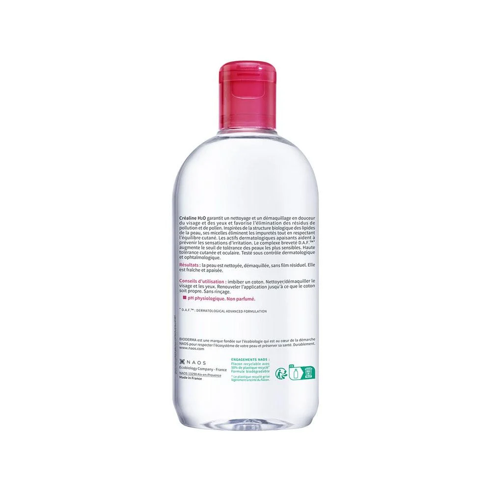 Bioderma Créaline H2O 500ml — تصویر 2