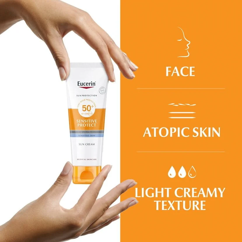 Eucerin Sun Sensitive Protect Cream SPF 50+ 50ml — تصویر 2