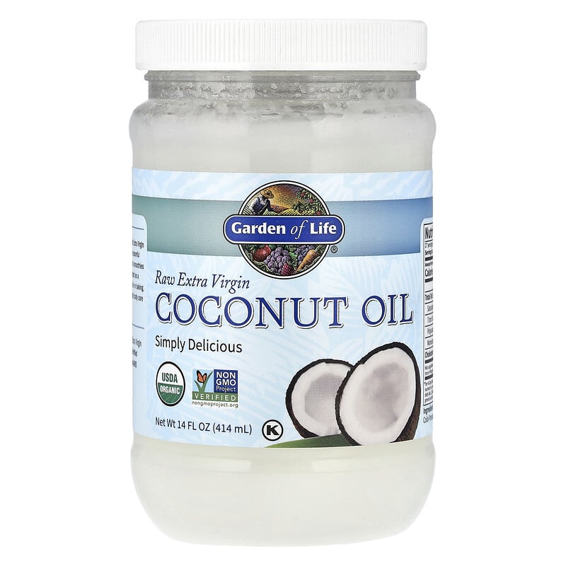 Garden of Life Raw Extra Virgin Coconut Oil 414ml — تصویر 1
