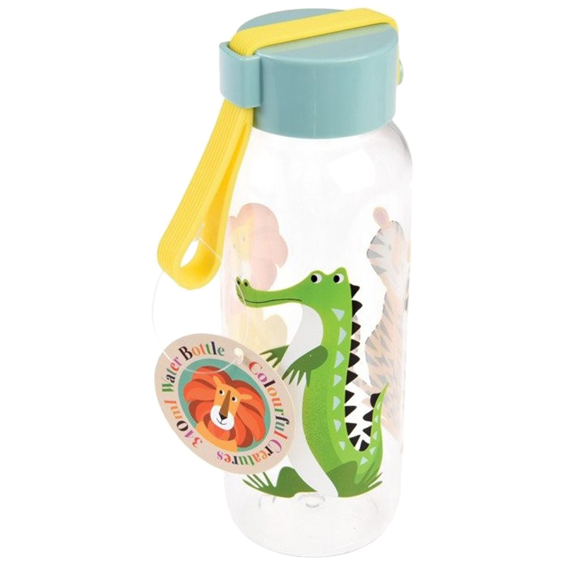 Rex London – Small Colourful Creatures Water Bottle (340 ml) — تصویر 1