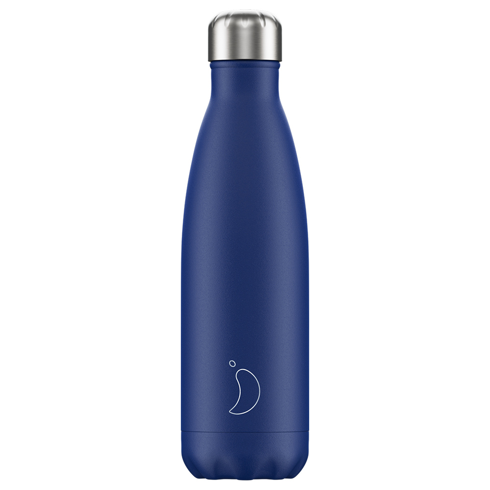 Chillys - Matte Water Bottle - Blue - 500ml — تصویر 1
