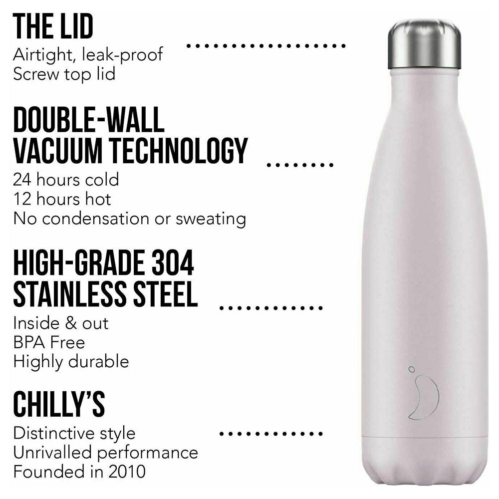 Chillys - Matte Water Bottle - Blue - 500ml — تصویر 3